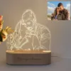 Valentines Day Personalized Lamp USB Charge
