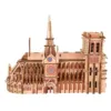 Notre Dame de Paris Cathedral 3D wooden Model Toy
