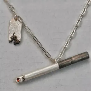 Personality Cigarette Charm Necklace