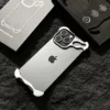 Metal Phone Half-Wrapped Case Iphone 14 15 16 pro
