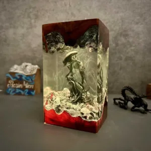 Creative Art Resin Alien Creature Night Light USB Charge