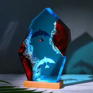 Dragon Resin Creative Art 7 Colors Night Light