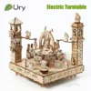 Zoo Park 3D Wooden Model Electric Turntable