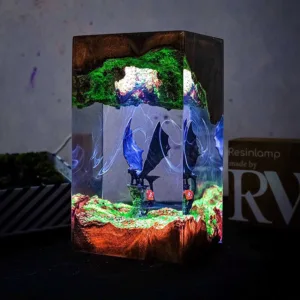 Creative Art Dragon Resin 7 Colors Night Light