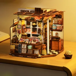 Henry's Chocolate Wooden Mini Dollhouse Lights