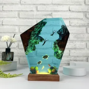 Undersea Theme Creative Art Night Light USB Charging
