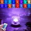 Water Ripple Lamp Remote Control USB Charge