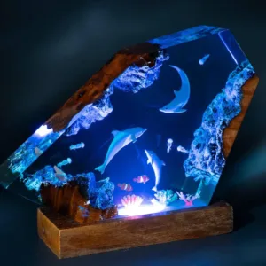 Creative Art Dolphin Glow Night Light Gift