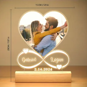 ​​Wedding Customize Heart Lamp USB Charge