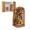 Corner Study Wooden Miniature DIY Dollhouse