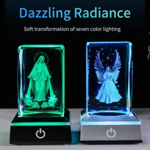 AstraGlow Crystal LED 3D Lamp Gift