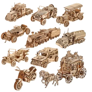 Car 3D wooden Model Toy DIY