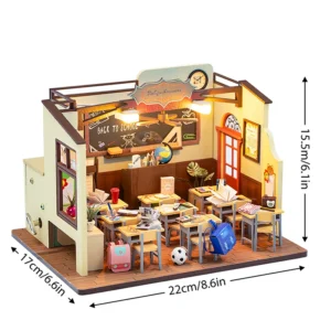 Lively Class Miniature Dollhouse DIY