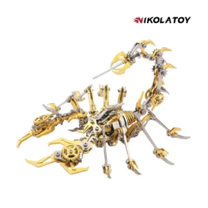 Golden Scorpion Metal 3D Puzzles Toy DIY