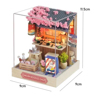 SAKURA Noodle Shop Box Dollhouse Gift