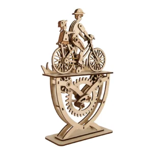 Father and Daughter 3D Wooden Models Assembly Building Kit Unnormal Gift DIY