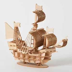 Cutie Ship Skeleton Simulation 3D Wooden Model for Kids Unnormal Gift DIY