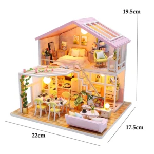 Lulia House Cardboard City Model Kits DIY